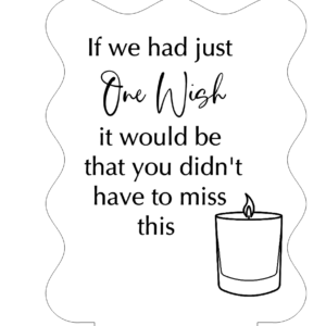 Acrylic Memorial Sign